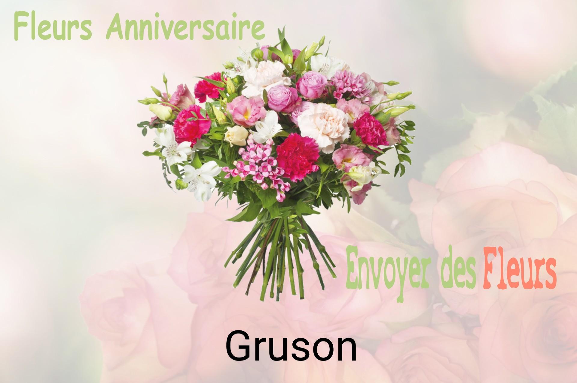 Bouquet de fleurs d’anniversaire livré à Gruson